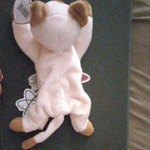 Soft Plush Cat Toy - White and Brown